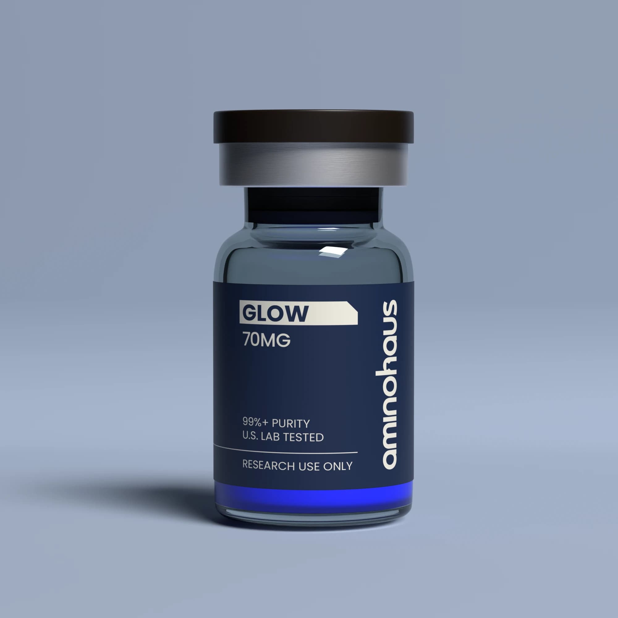GLOW 70mg peptide vial