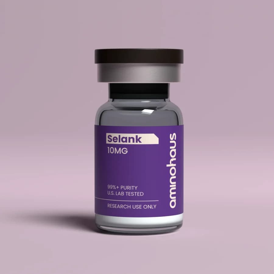 Selank research vial